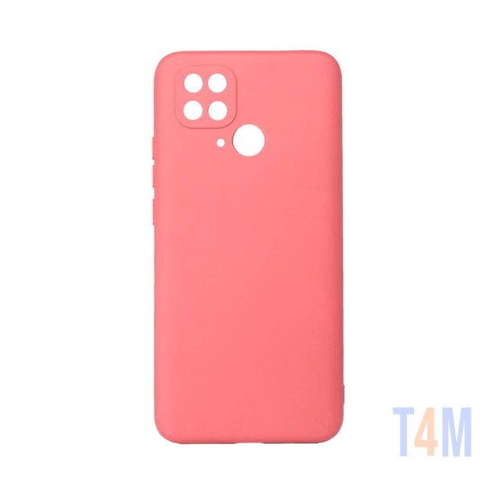 Funda de Silicona con Marco de Cámara para Xiaomi Redmi 10c Rosa